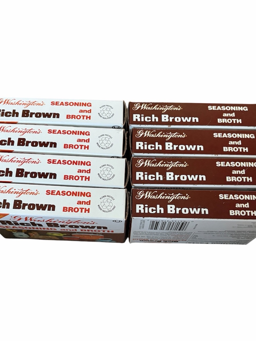 George Washington Rich Brown Seasoning and Broth 1.1oz Lot 8 MSG Made Canada